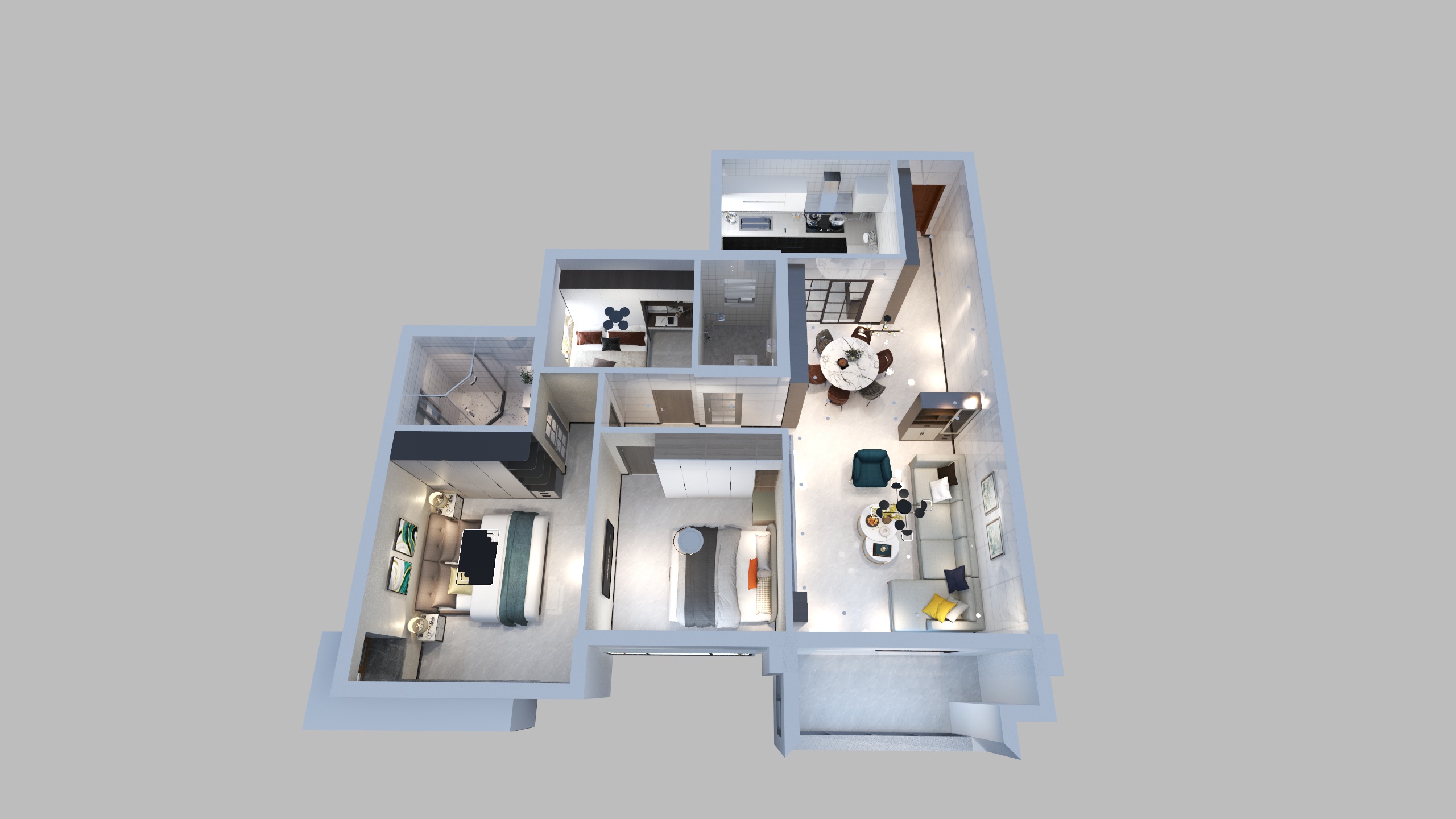 月冷D清风-尊悦台3栋802-装修设计方案