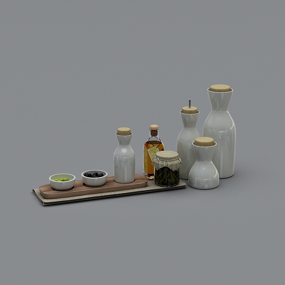 厨房摆件3D模型