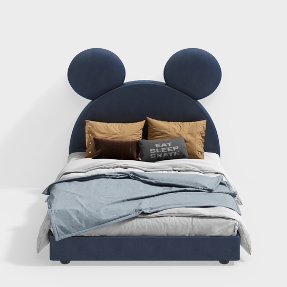 Modern Kid's Beds,blue