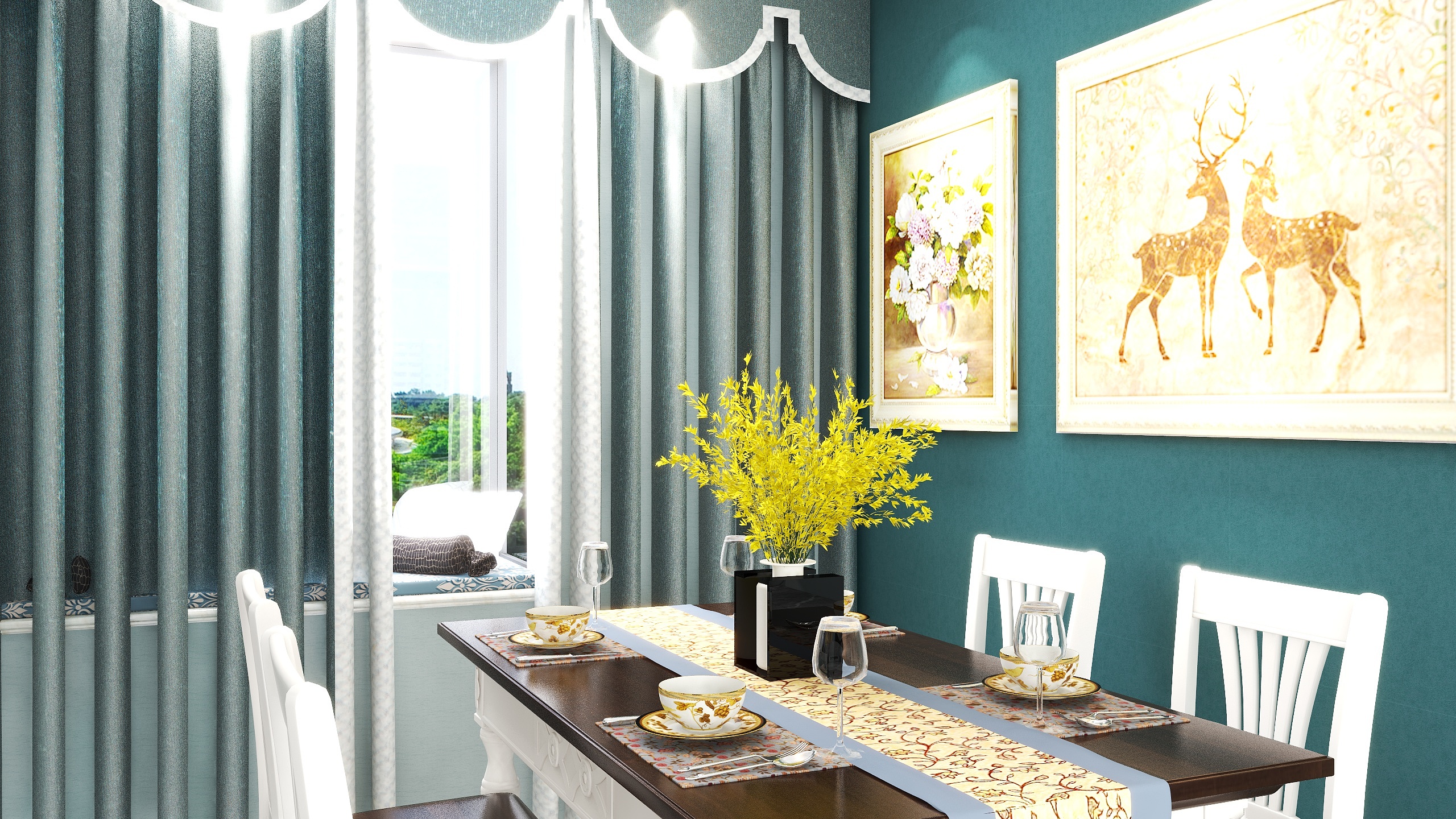 伊人李姐-美式风-装修设计方案