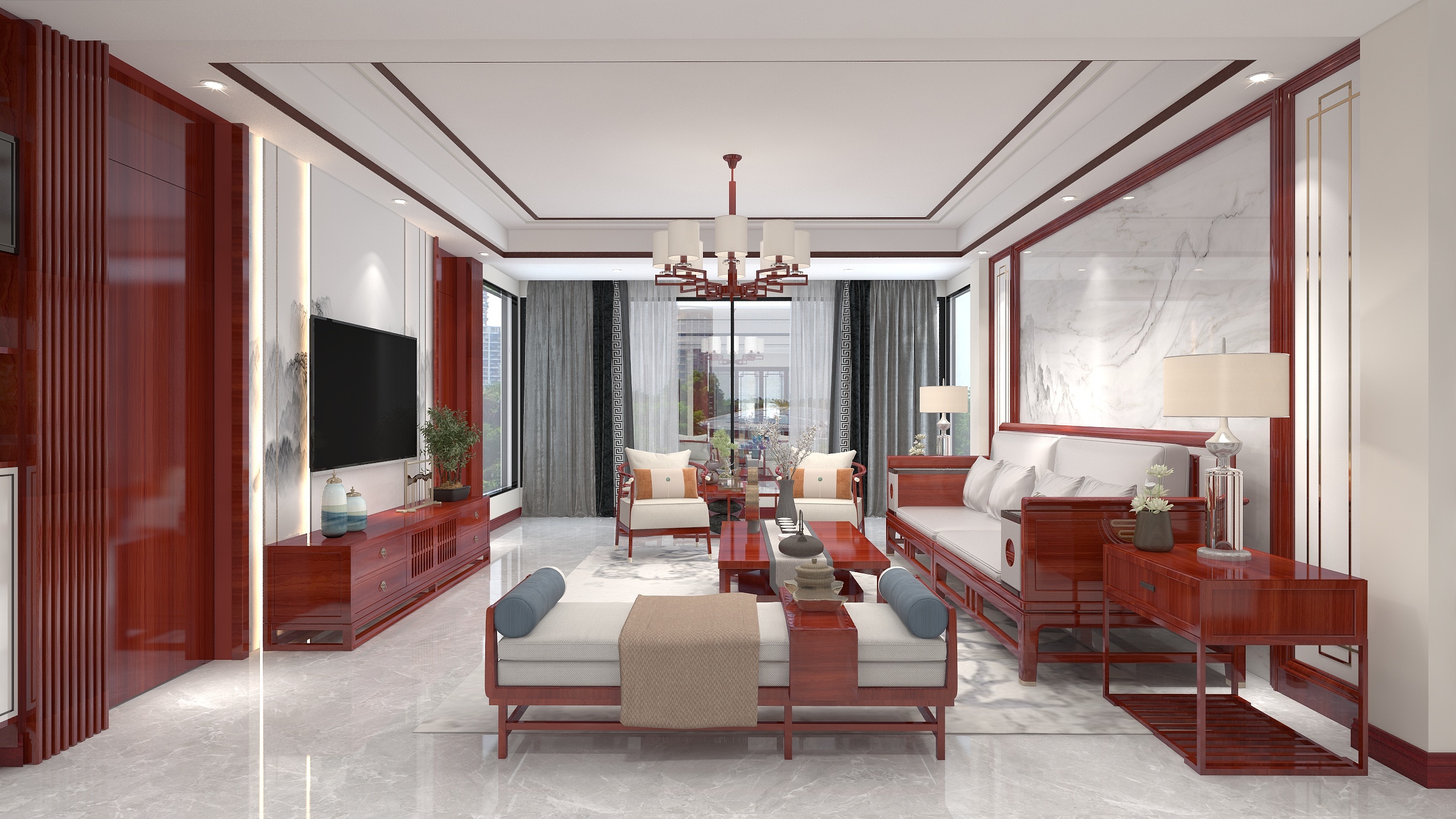 大耳朵图图2-盛世欧景张先生雅居-装修设计方案