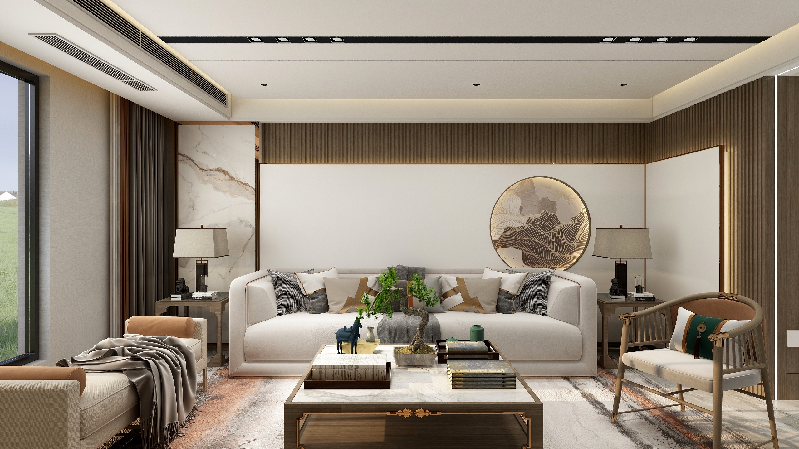 李家明-新中式-怀秋-装修设计方案