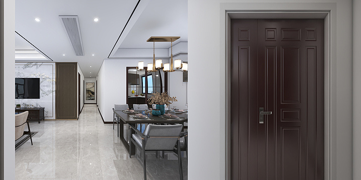 山水装修13102271888-三期冬博苑洋房138户型-装修设计方案