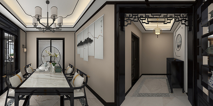 名千誉江-道县碧桂园22栋2单元1402-装修设计方案