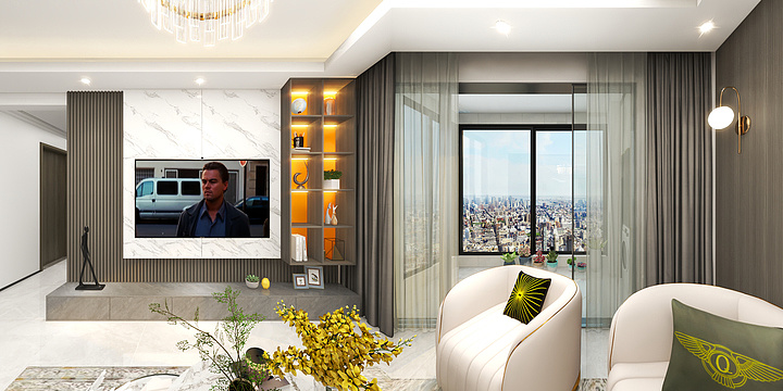 非知名设计师_聂林锋-中央城-懂总-装修设计方案