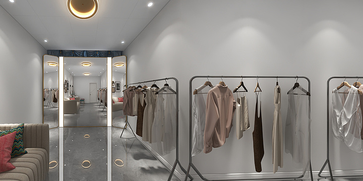 情有独仲-婚纱店-装修设计方案