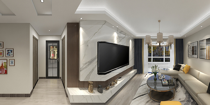 小糊涂仙设计-紫薇花园方案-装修设计方案