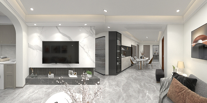 Craftsman赵-都荟大观31栋1704--装修设计方案