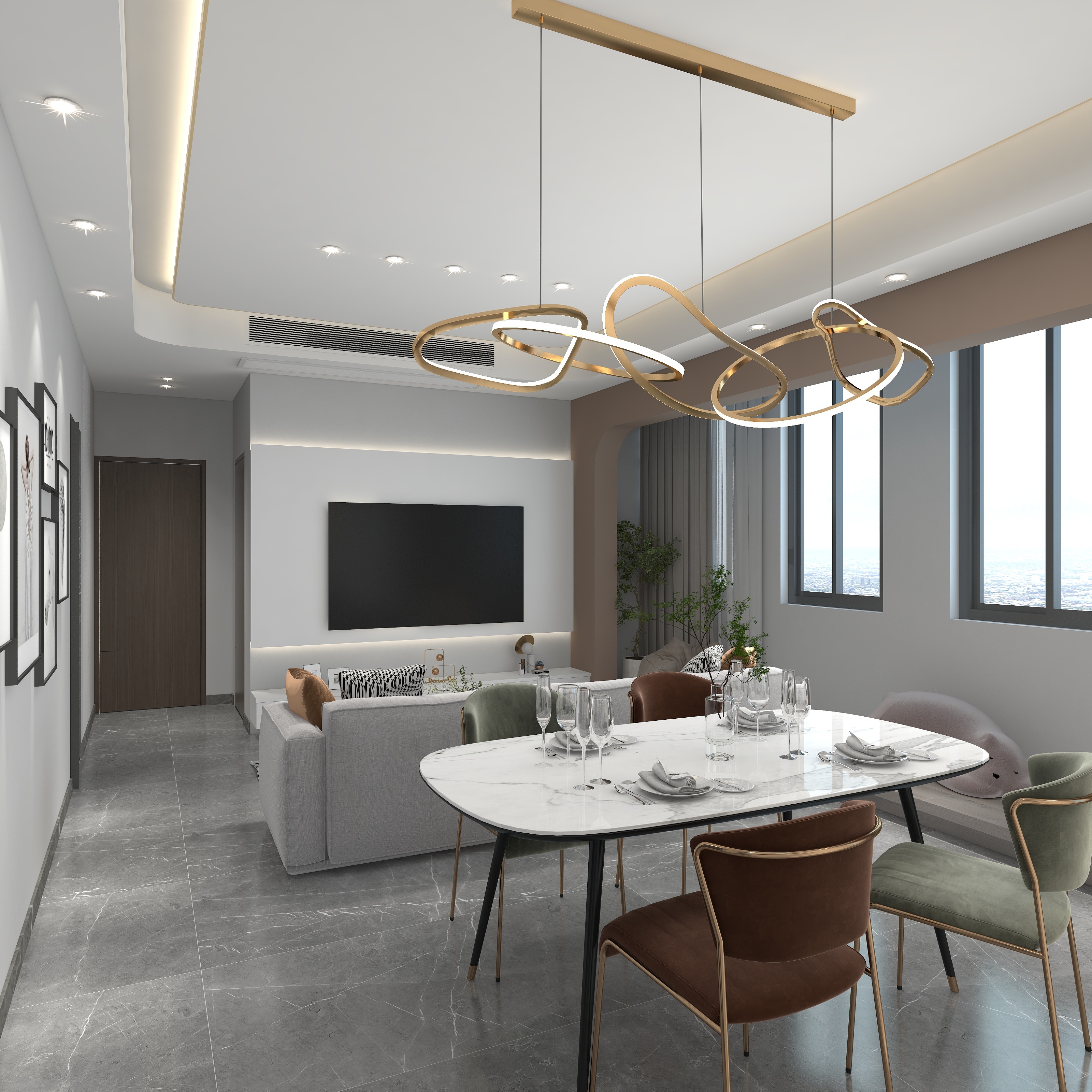 覃美意-瑞和园89.50㎡B户型3室2厅1卫-装修设计方案