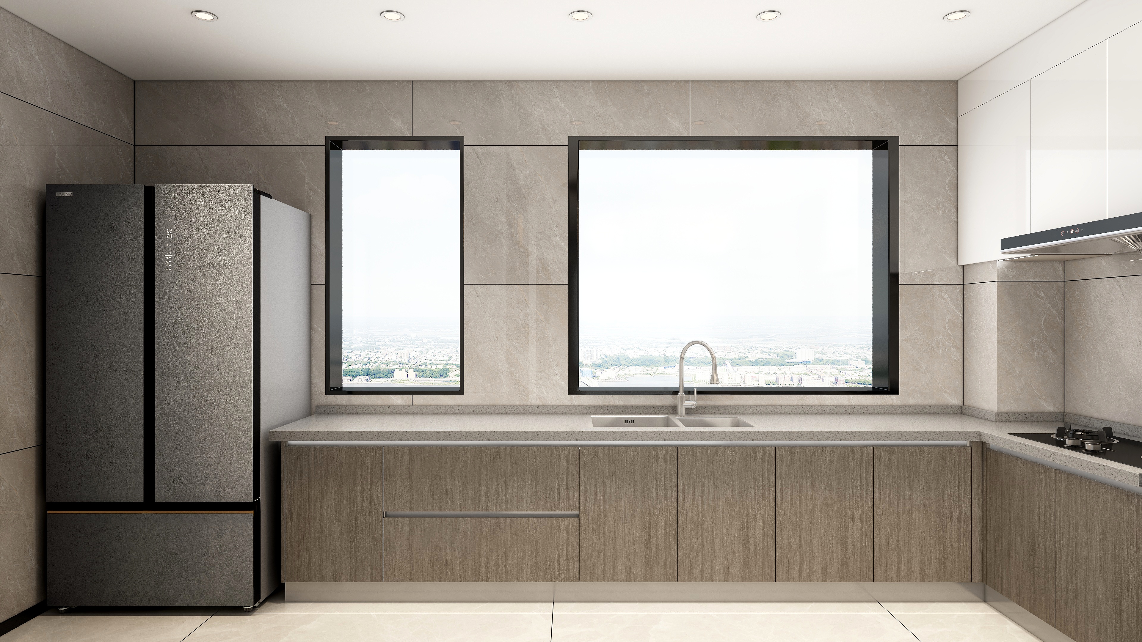 五华伊恋全屋定制-轻奢-三室两厅-140㎡-副本-装修设计方案