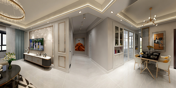 粒子子设计-御玺园张  2幢2单元405.d-装修设计方案