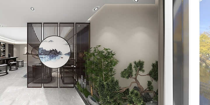 133*upPt-新中式-会所-装修设计方案