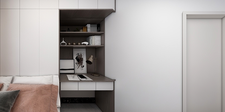 就不应相识-长城家园小户型现代黑白灰-装修设计方案