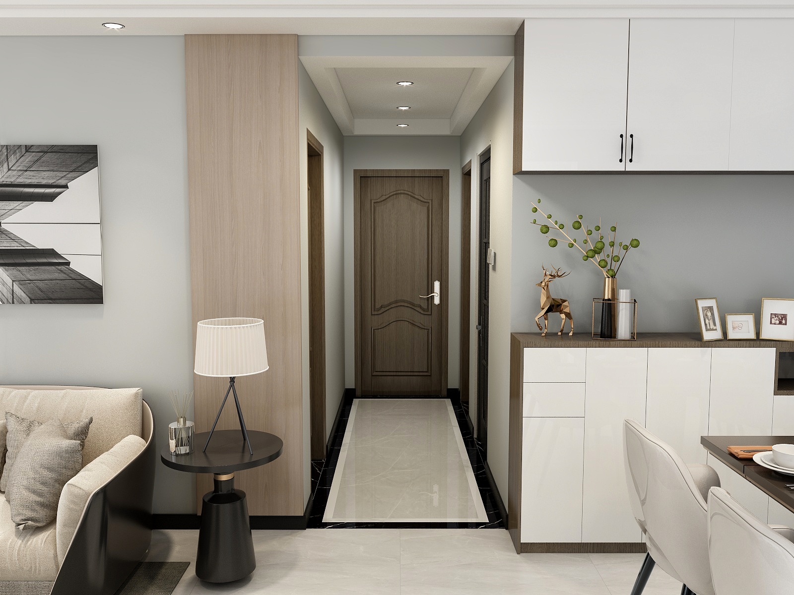 -z---123㎡现代简约四居室装修效果图