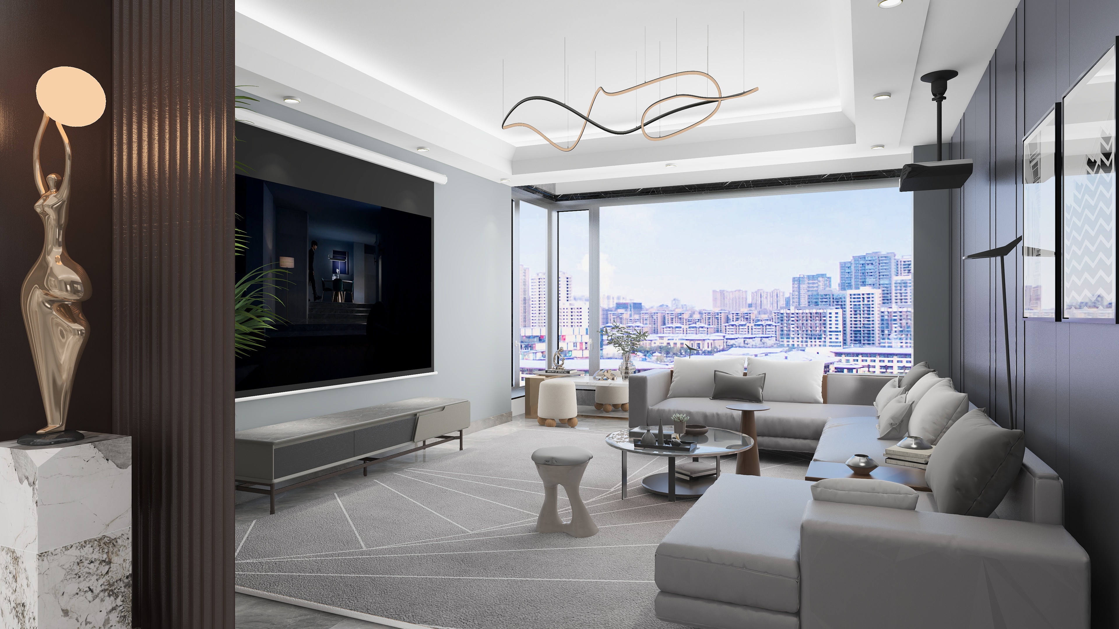 明哥定制-富旺纤妹福宅设计规划展现-原始-1稿-装修设计方案