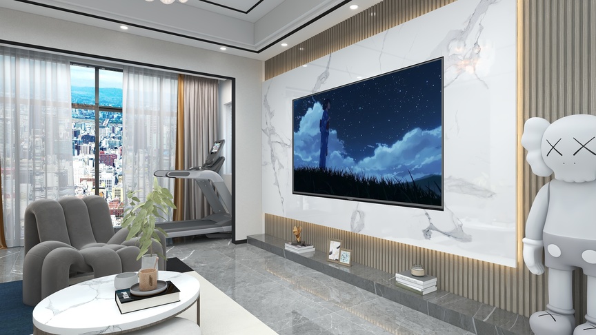 小桃汁-【阿拉斯加海湾】简约风装修效果图