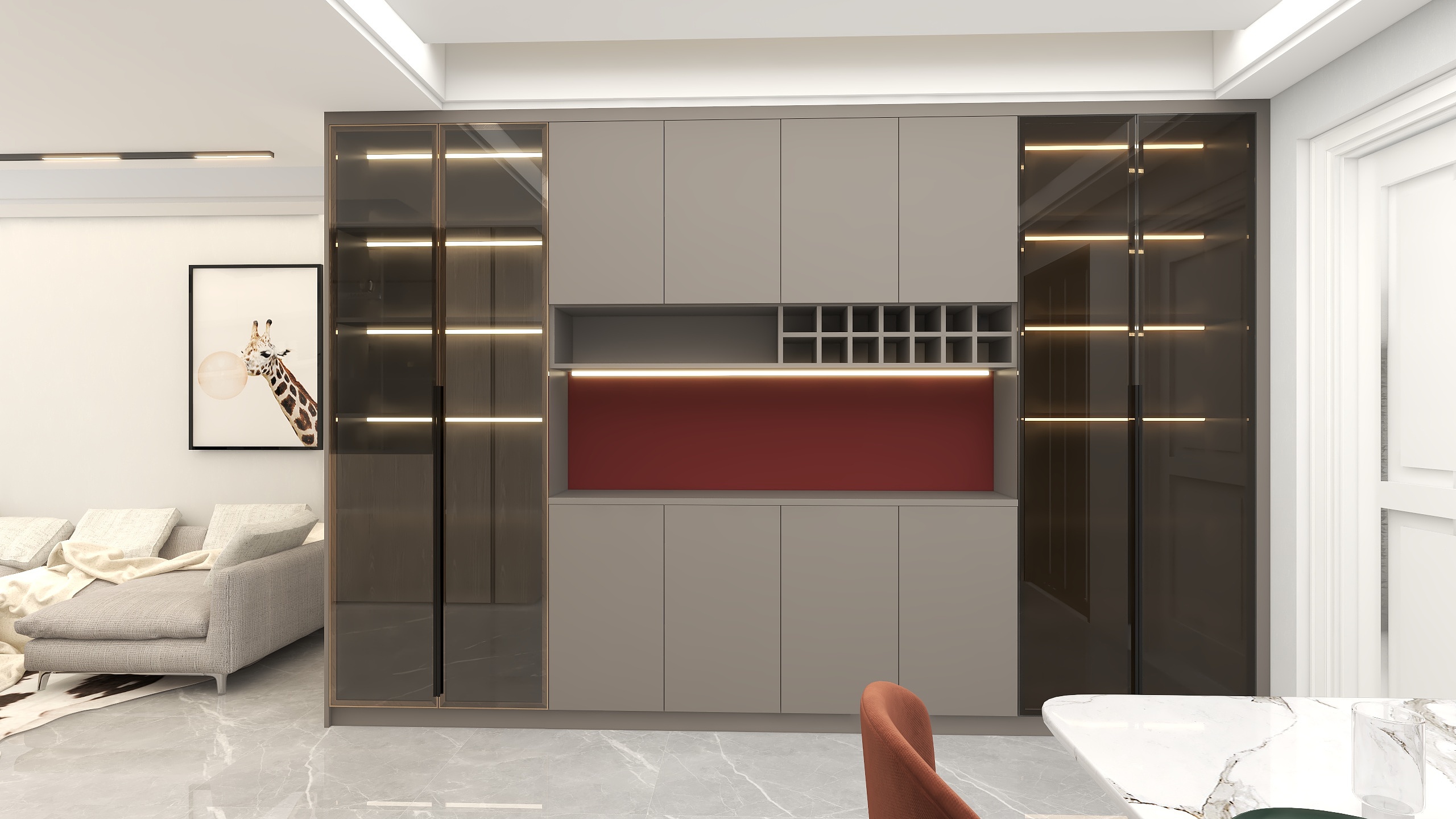 靏仙人-首府花园8-602-装修设计方案