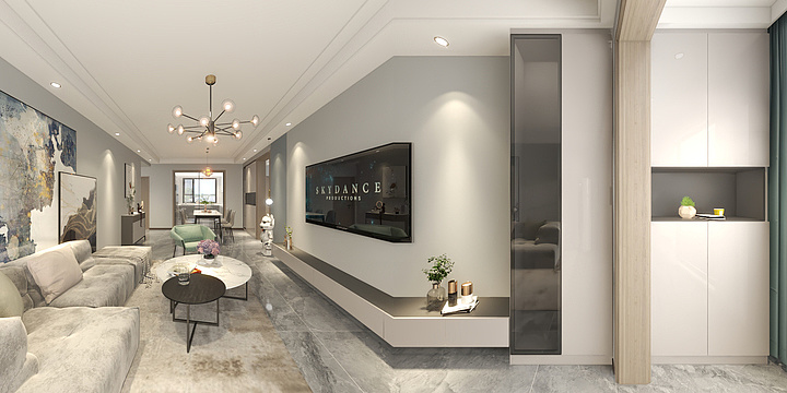 木易装饰i-莲湖广场张姐雅居.dwg-装修设计方案