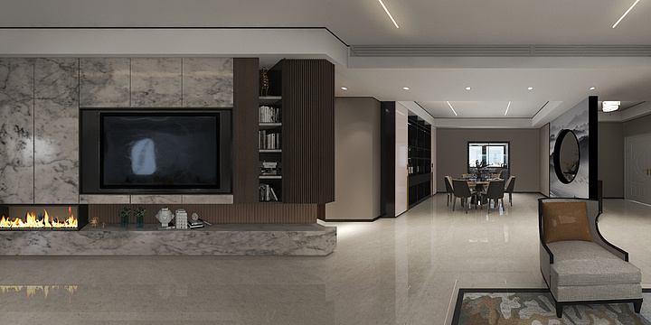 设计丶墨阳-富力开远城-装修设计方案