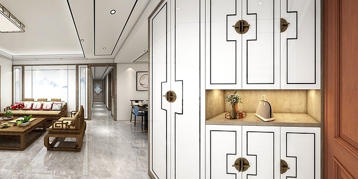 新丝露家居-中南春风南岸2-1-1002.dxf-装修设计方案