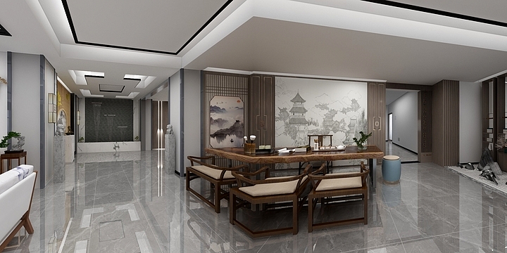 符金鞭-茶楼2022.4.23方案-装修设计方案