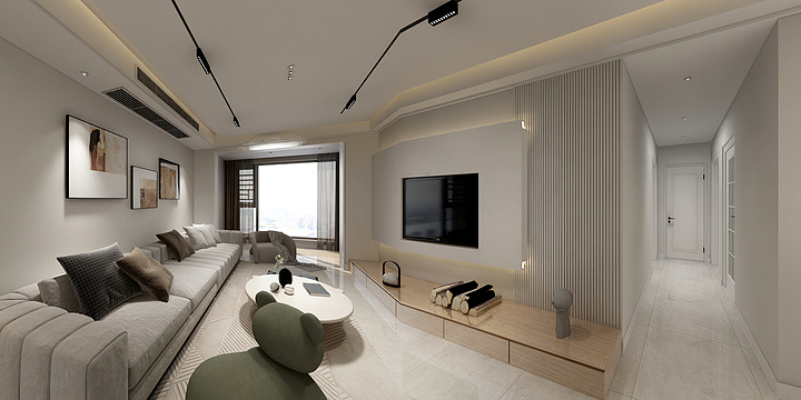 鸿昇装饰-霜霜.dwg-装修设计方案