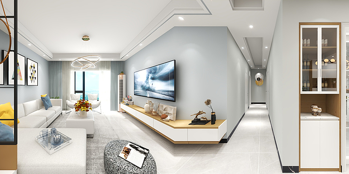 乐双装饰灬-武冈一号1栋三单元聂姐简约舒适风-装修设计方案