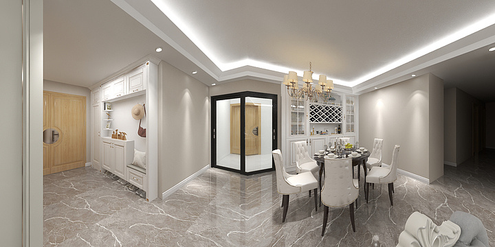 源森装饰设计师-兰郡华府5房.dwg-装修设计方案