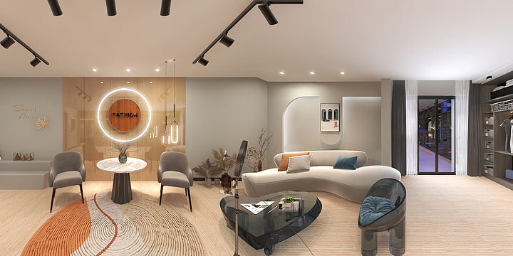 逸阳装饰设计-直播间-装修设计方案