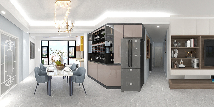 叶子pyyj-东方铂悦府5-1904-装修设计方案