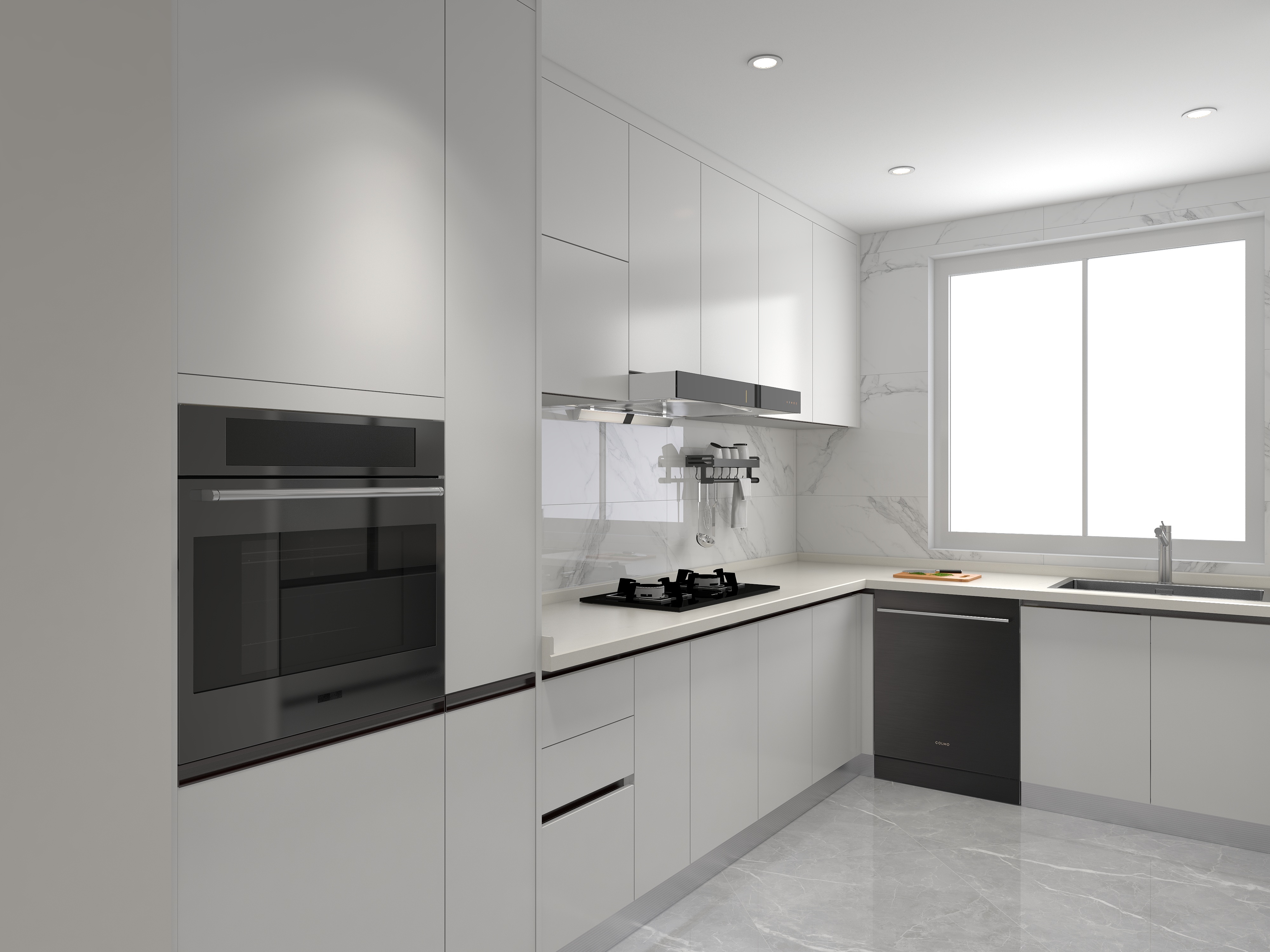 木头人kW-亚麦山庄 现代风格 厨房-装修设计方案