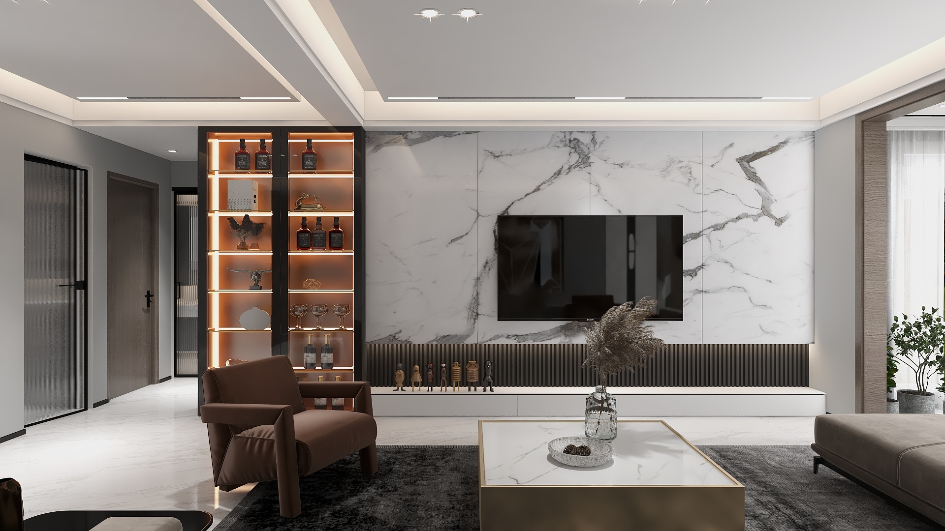 道东之隅Pan-【缙云壶镇】120方轻奢混搭三居室-装修设计方案