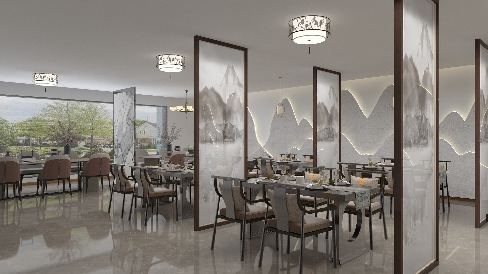 王广宇0367-餐饮二框架图-装修设计方案