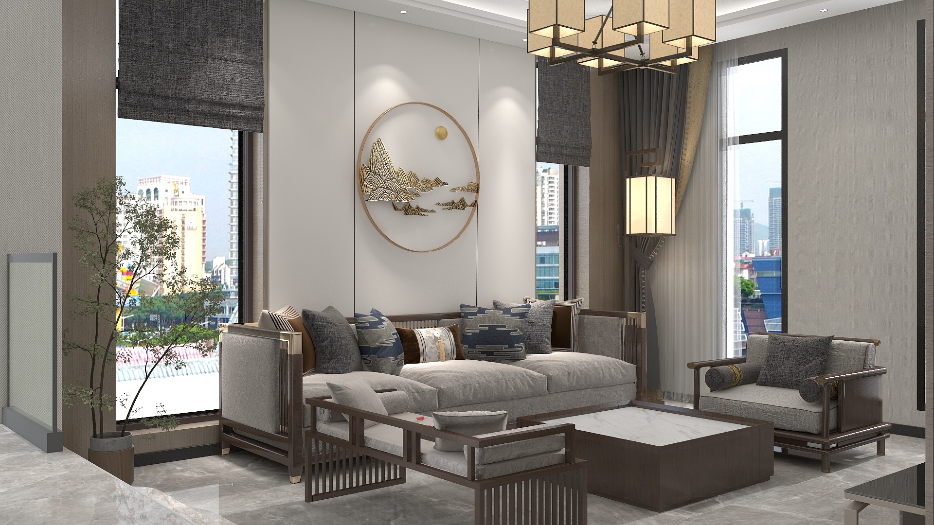 銀太-新中小别墅装修效果图