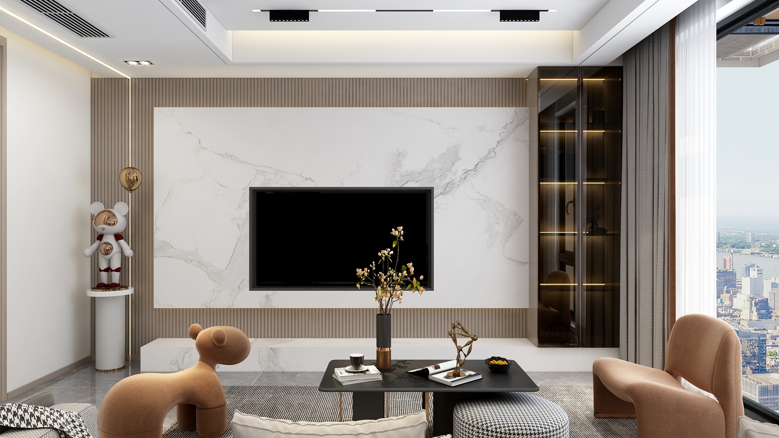 萧利设计-现代简约-《轻梦心锁》-装修设计方案