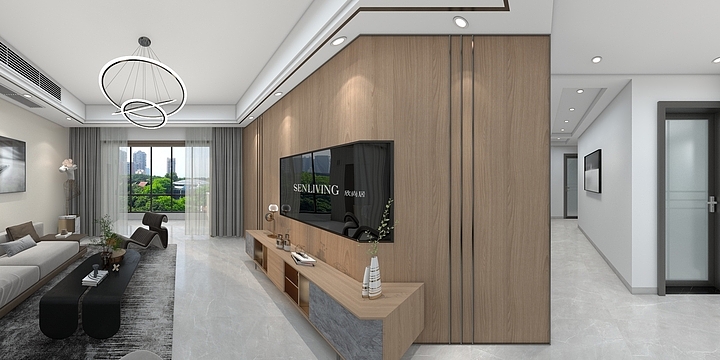 全案设计ZINGSEN-现代简约风-龙江花园-装修设计方案