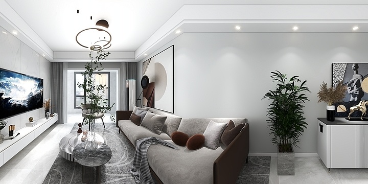 设计师肖梦-新城悦隽高先生雅居-装修设计方案