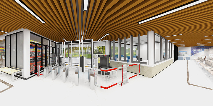 麟山云峰-候车厅方案-装修设计方案