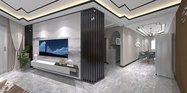 怀来万辉装饰-明珠花园1号楼西户-装修设计方案