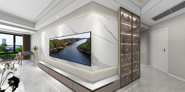 何林设计-大都会14栋1号户型-装修设计方案