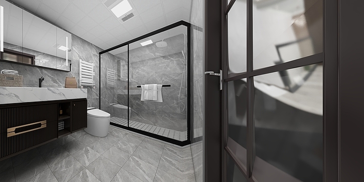 俞天诗-朱总办公室方案.dwg-装修设计方案