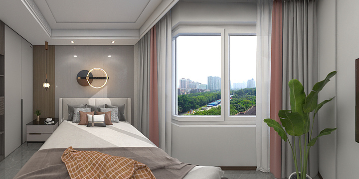 爱派装饰-瑞和园89.50㎡B户型3室2厅1卫-装修设计方案