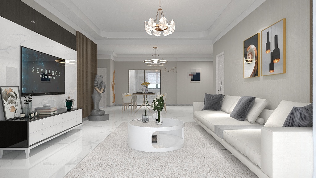 御成子-现代简欧-装修设计方案