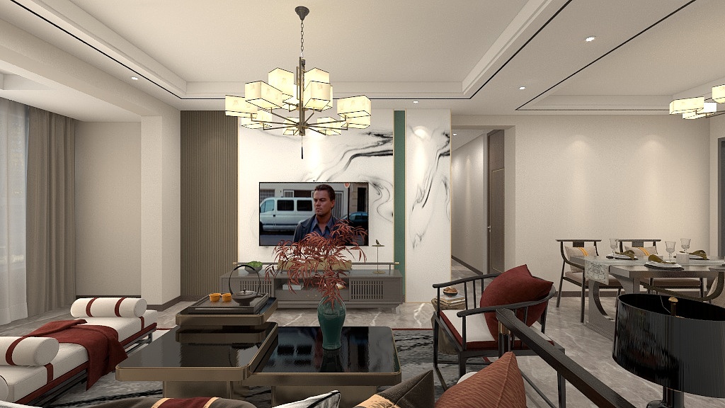 甄姬吧难-润嘉国际B2-2，3号样板-装修设计方案