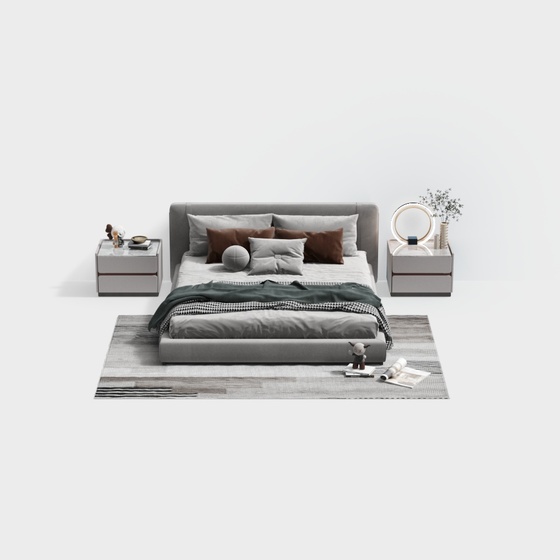 Luxury Bed sets,gray