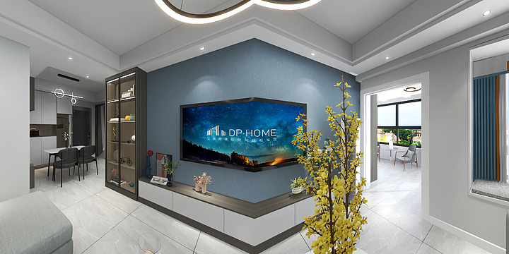 骊羽设计-中央公园66.dwg-装修设计方案