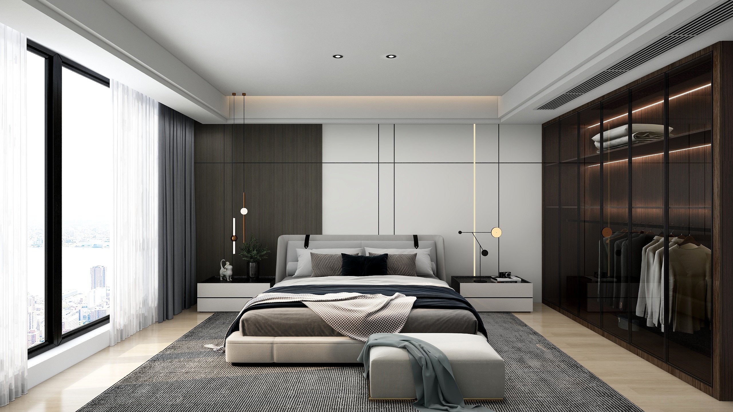 CHASTITY设计-现代简约黑白-装修设计方案