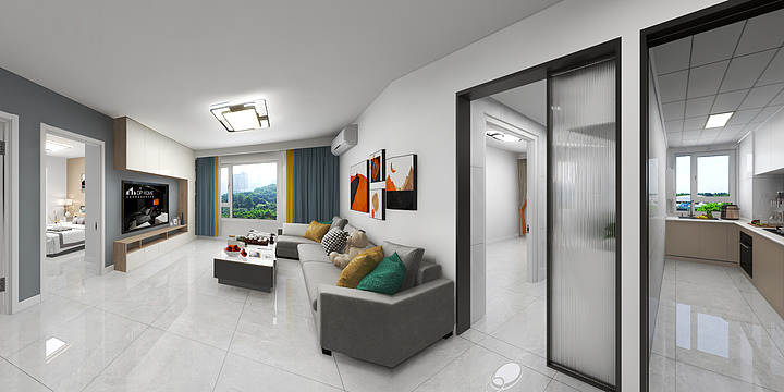 李万虎-万科翡翠大道113㎡-KJL.d-装修设计方案