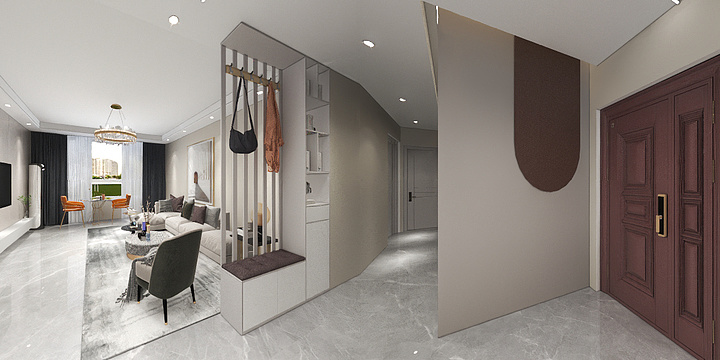 俏美时代装饰-金昊苑一期4-1-17东户-装修设计方案