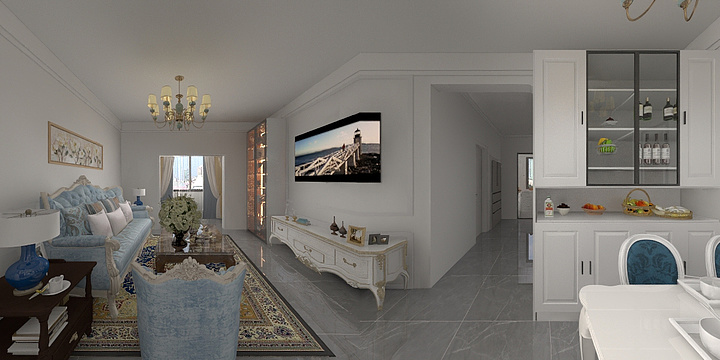 岩石室内设计-H户型帕子来提-装修设计方案